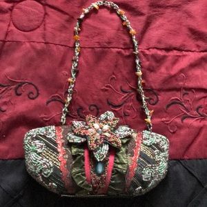 Adorable beaded clutch/purse
